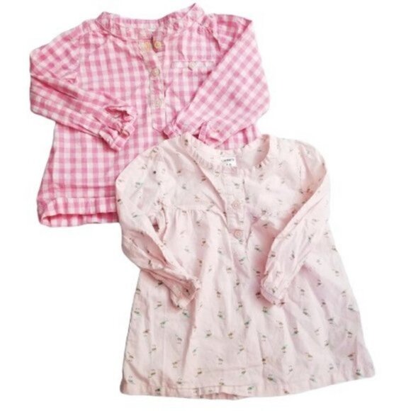 4/$25 Carter's Set of 2 Long Sleeve Top 18M - Picture 1 of 4